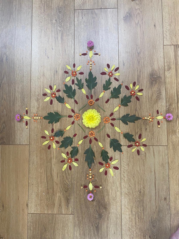 A soothing mandala design representing wholeness